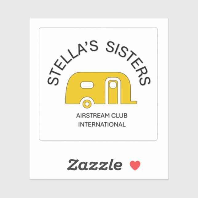 Stella's Sisters Extra Kleiner Quadratischer Vinyl Aufkleber (Blatt)