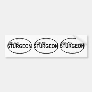 Stellate/Starry Sturgeon Euro-Stickers Autoaufkleber