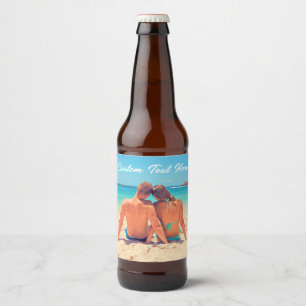 Stellen Sie das Foto für den Namen der Bierflasche Bierflaschenetikett