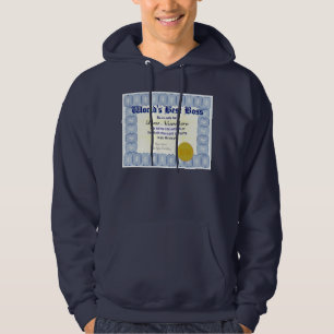 Stellen Sie den besten Chef einer Hoodie