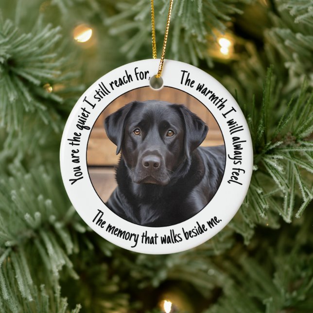 Stellen Sie die Erinnerung an Ihr Foto ein. Keramik Ornament (Baum)