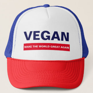 STELLEN SIE DIE WELT GROSSE WIEDER VEGANE KAPPE