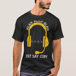 Stellen Sie einfach Notdienstanbieter für die Kopi T-Shirt