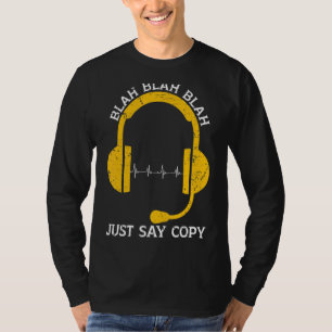 Stellen Sie einfach Notdienstanbieter für die Kopi T-Shirt