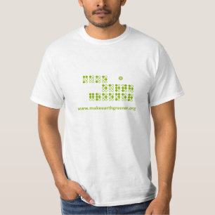 stellen Sie Erde grüneren Blindenschrift-T - Shir T-Shirt