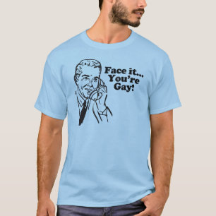 Stellen Sie es… gegenüber Sie bezüglich des T-Shirt