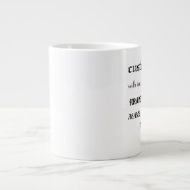 Stellen Sie es persönliche Jumbo-Tasse