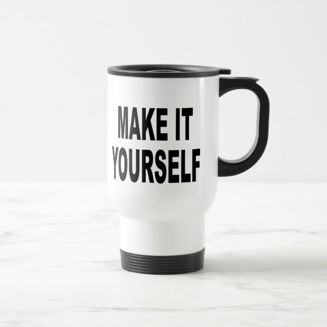 Stellen Sie es sich Pendler-Reise-Tasse her Reisebecher (Rechts)