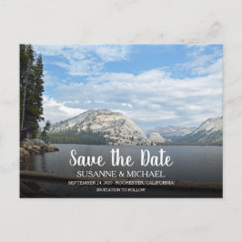 Stellen Sie Ihr eigenes Reise-Foto Save the Date Ankündigungspostkarte