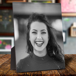 Stellen Sie Ihr eigenes Vintages Foto in Schwarzwe Fotoplatte