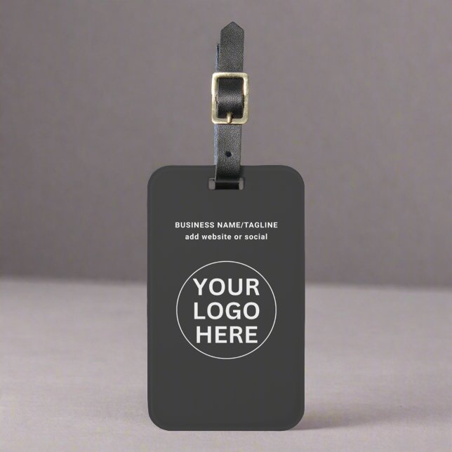 Stellen Sie Ihr Firmenlogo Beruflich sauber und gr Gepäckanhänger (Von Creator hochgeladen)