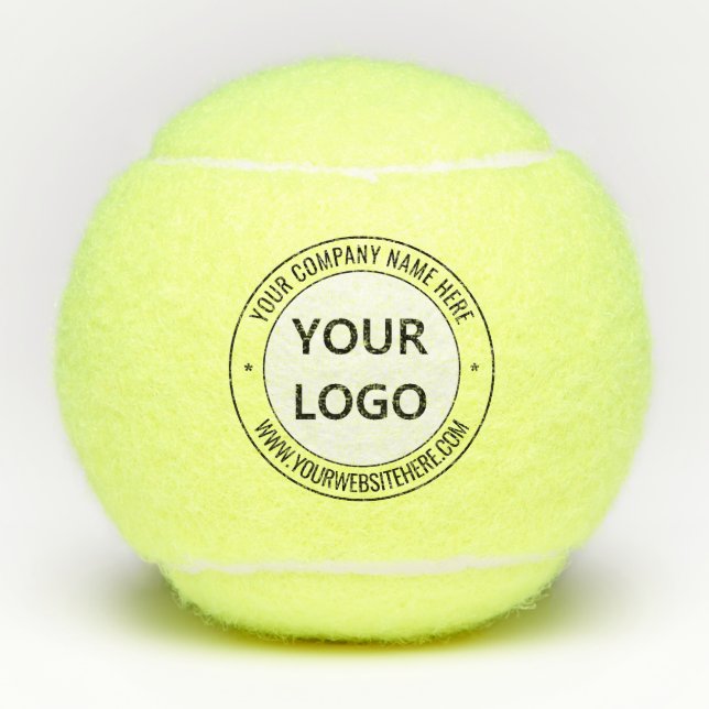 Stellen Sie Ihr Firmenlogo und die Tennisbälle für (Vorderseite)