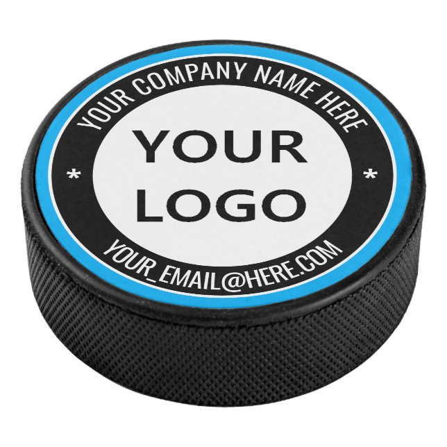 Stellen Sie Ihr Firmenlogo und Text Hockey Puck ei (3/4)