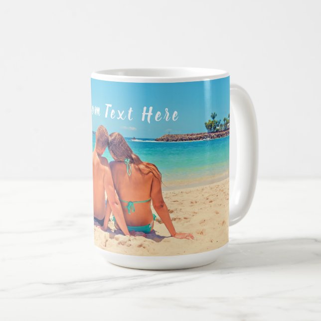 Stellen Sie Ihr Foto Kaffeemaschine-Tasse-Geschenk Kaffeetasse (VorderseiteRechts)
