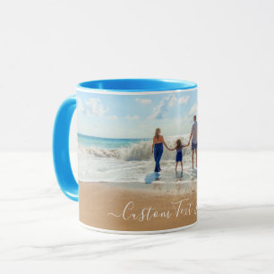 Stellen Sie Ihr Foto Kaffeezubehör mit Textname fü Tasse