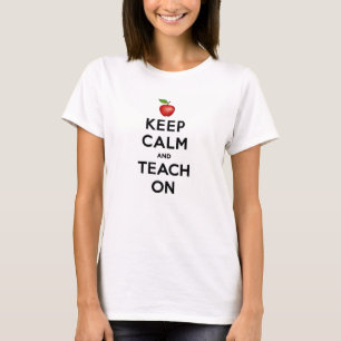 Stellen Sie Ihre Behalten Ruhe ein und trainieren  T-Shirt
