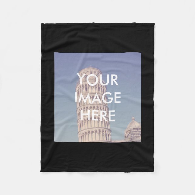 Stellen Sie Ihre eigene instagram Foto-Fleecedecke Fleecedecke (Vorderseite)