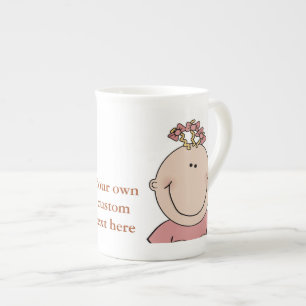 Stellen Sie Ihre eigene Knochen-China-Tasse her Prozellantasse