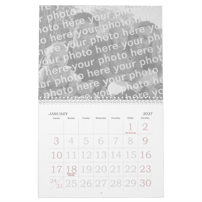 Stellen Sie Ihre eigenen Foto-Kalender 2012 her Kalender (Jan 2027)