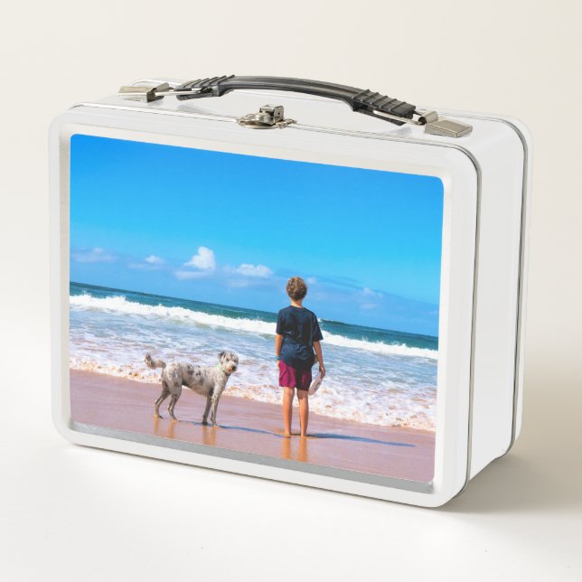 Stellen Sie Ihre Foto Metal Lunch Box ein (Vorderseite)