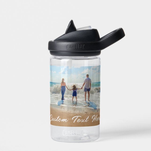 Stellen Sie Ihre Foto Textflasche Personalisiert e Trinkflasche (Links)