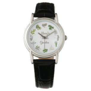 Stellen Sie Ihre Gartenbeobachtung individuell ein Armbanduhr