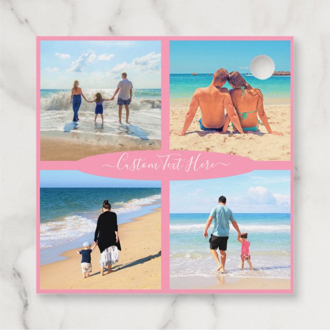 Stellen Sie Ihre Geschenktasten mit Text benutzerd Geschenkanhänger (Rückseite)