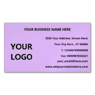 Stellen Sie Ihre Logo-Text-Info Magnetische Visite Visitenkarte