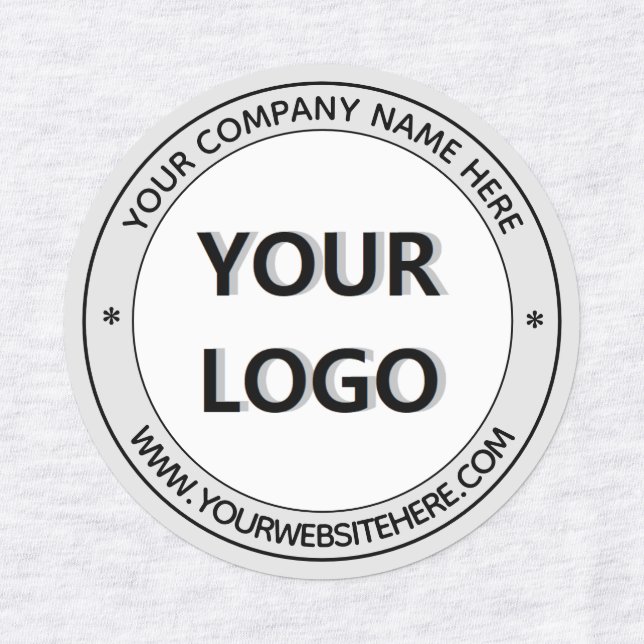 Stellen Sie Ihre Logo-Website-Briefmarke-Labels ei Etiketten (Design 1)