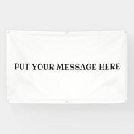 STELLEN SIE IHRE NACHRICHT HIER...AUSSENBANNER BANNER