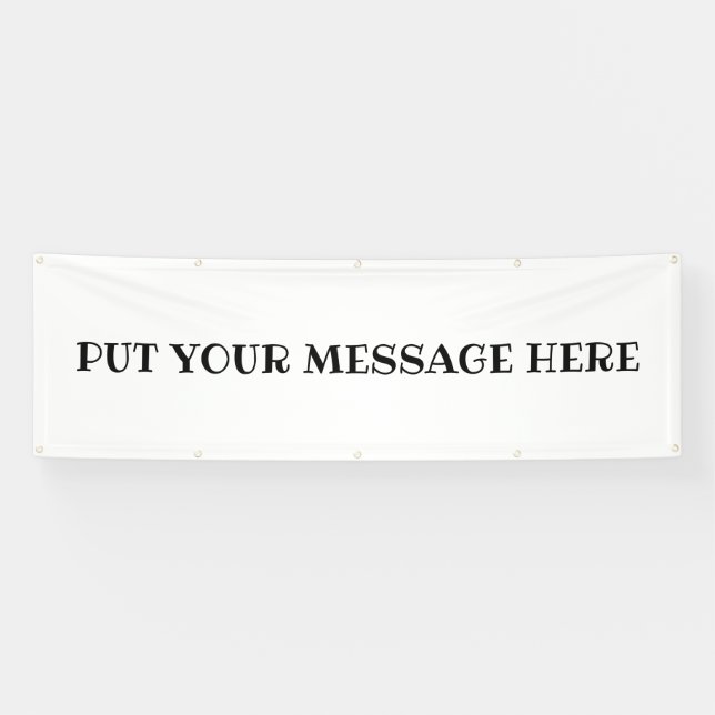 STELLEN SIE IHRE NACHRICHT HIER...AUSSENBANNER BANNER (Horizontal)