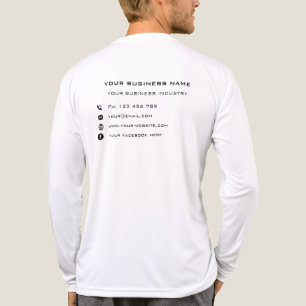 Stellen Sie Ihre Unternehmensinfos-Textwerbung ein Tri-Blend Shirt