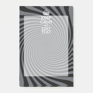 Stellen Sie Ihren Behalten, ruhigen Text auf schwa Post-it Klebezettel