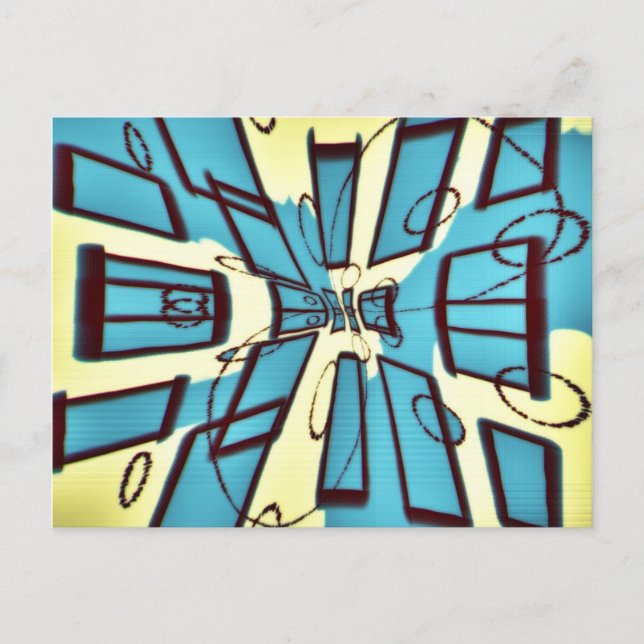 Stellen Sie Ihren Bildschirm ein Postkarte (Vorderseite)