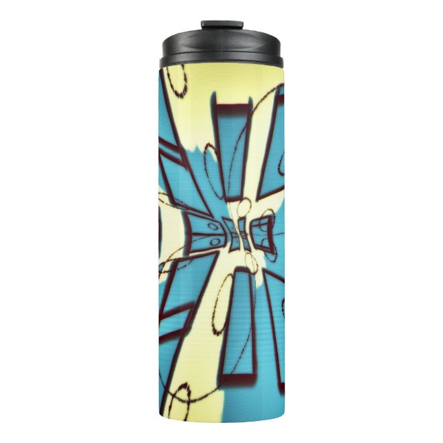 Stellen Sie Ihren Bildschirm ein Thermosbecher (Vorderseite)