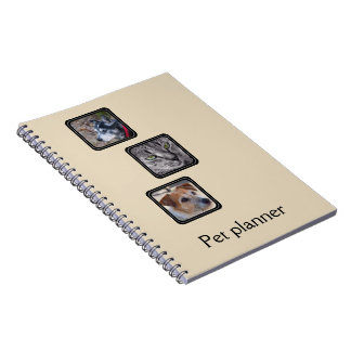 Stellen Sie Ihren eigenen Haustierplaner her Notizblock