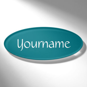 Stellen Sie Ihren eigenen Namensschild her Namenschild
