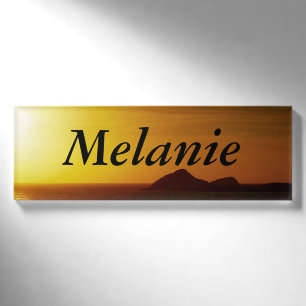 Stellen Sie Ihren eigenen Namensschild her Namenschild
