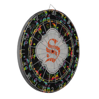 Stellen Sie Ihren eigenen Regenbogen Paisley her Dartscheibe