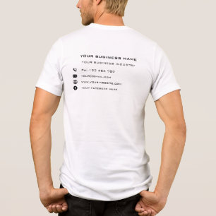 Stellen Sie Ihren Firmennamen Ihren Firmennamen in Tri-Blend Shirt