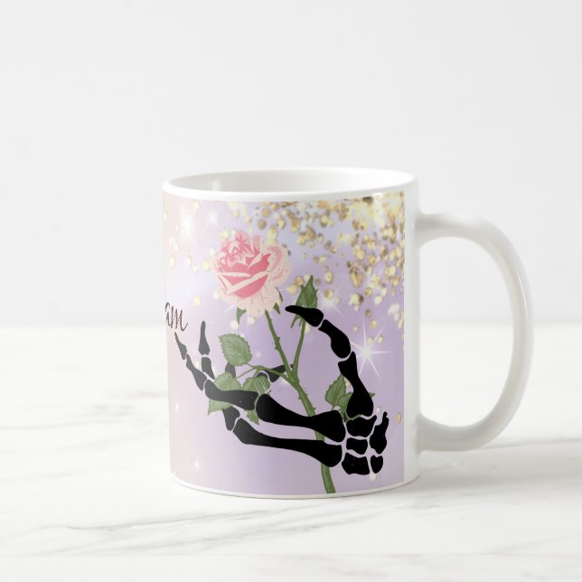 Stellen Sie Ihren Namen für die Handbläschen ein. Kaffeetasse (Rechts)