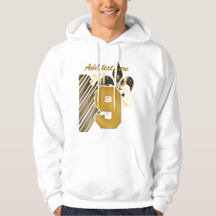 Stellen Sie Ihren Text, Ihre Lilie ein Hoodie