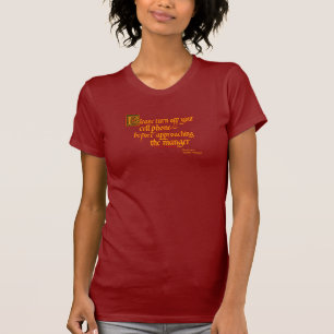 Stellen Sie Ihren Zellen-Telefon-T - Shirt ab