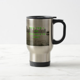 Stellen Sie mich Kaffee-Tasse ein Reisebecher