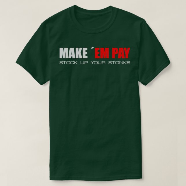 Stellen Sie mir Ihre Steine auf Lager 1 T-Shirt (Design vorne)