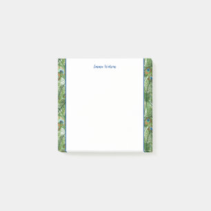 Stellen Sie Notizen für Pfauenfeathers ein