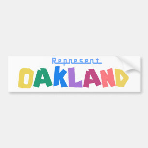 Stellen Sie Oakland dar Autoaufkleber