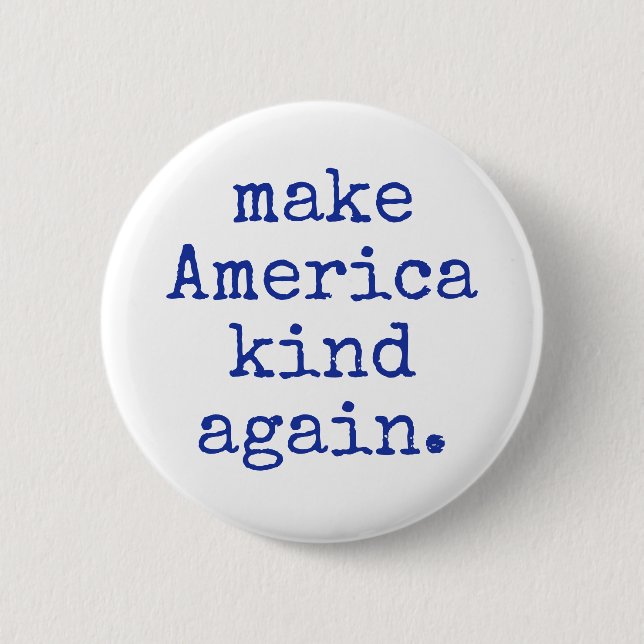Stellen Sie politischen Knopf Amerika-Art wieder Button (Vorderseite)
