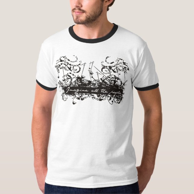 Stellen Sie sich das ganzes Leutemusik T-Shirt vor (Vorderseite)