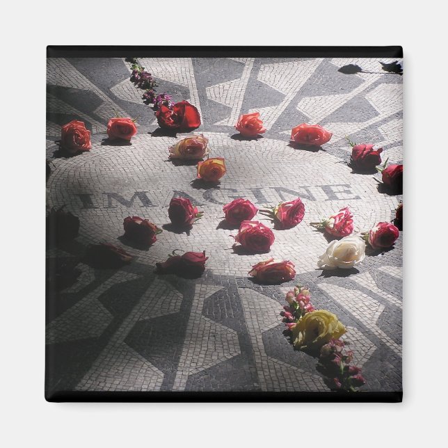 Stellen Sie sich den Mosaic Central Park vor Magnet (Vorne)